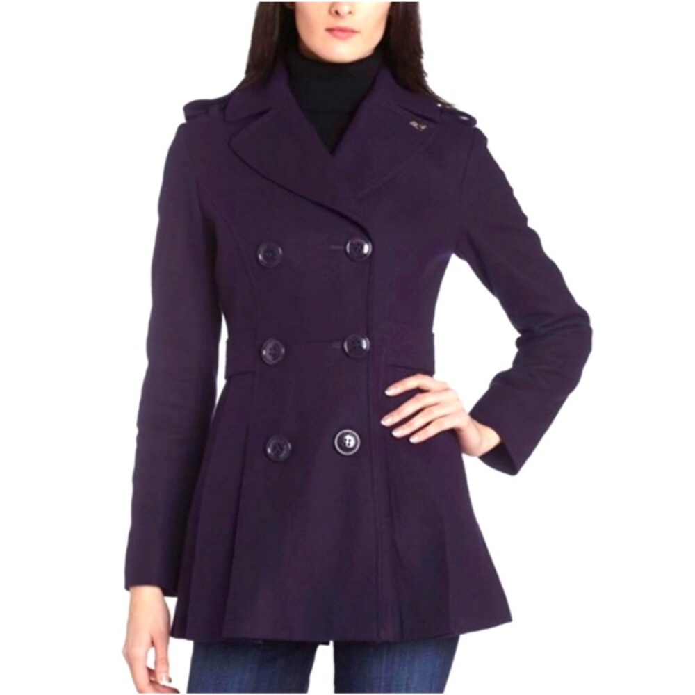 Miss Sixty Purple Military Style Coat - Picture 1 of 12
